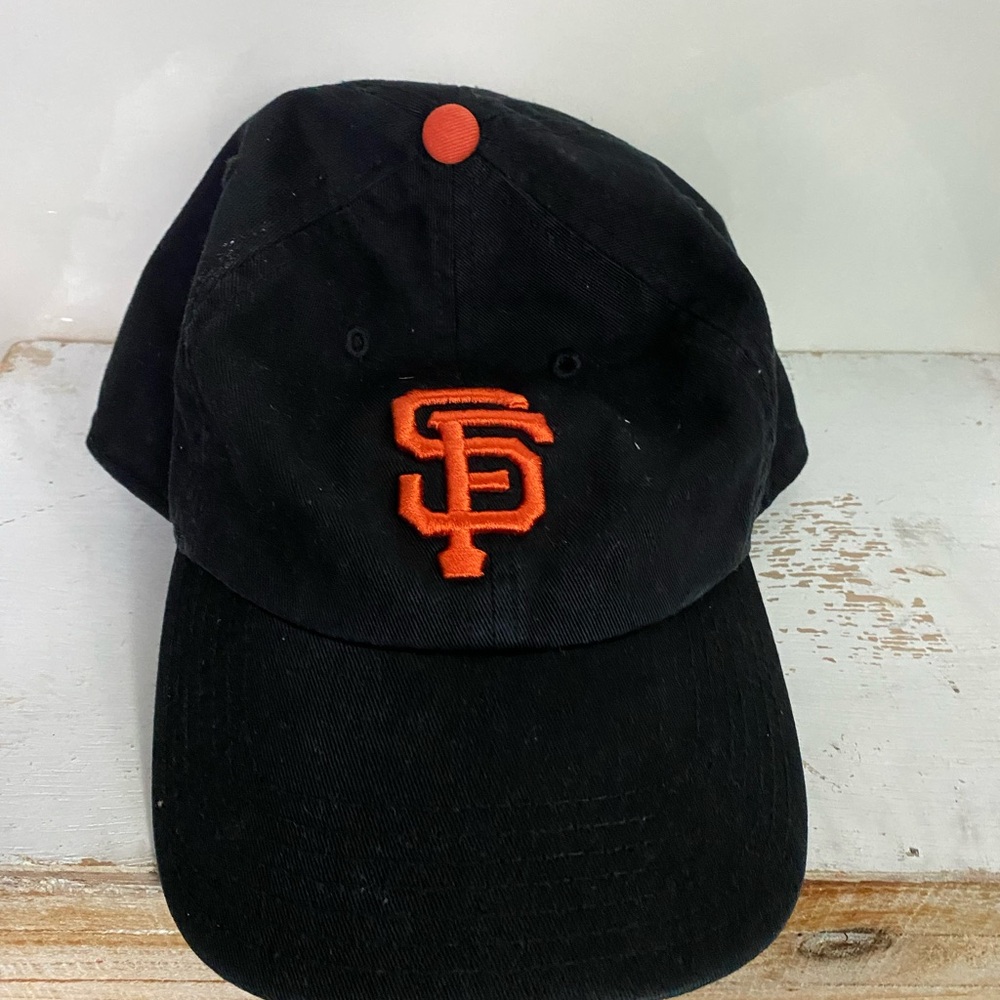 San Francisco Giants Youth Hat Cap Strap Back Black Adjustable Baseball MLB